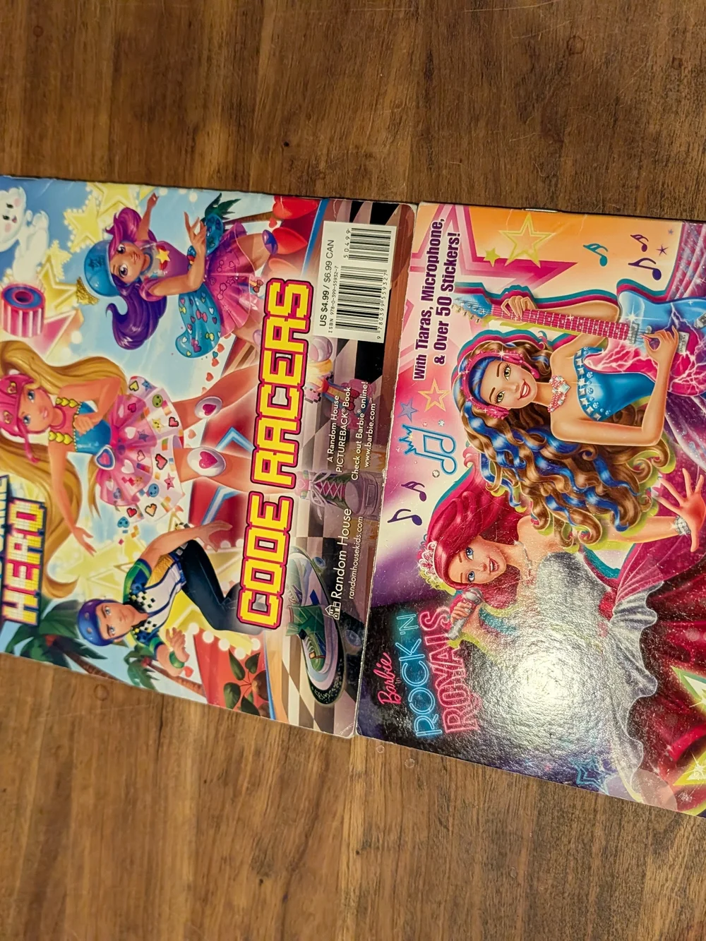 Code Racers & Barbie Listen To Your Heart Colorful Sticker Activity Pack